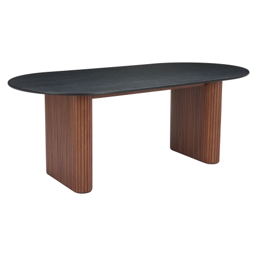 RUG BRANCH  Lassig Dining Table & Walnut In Black
