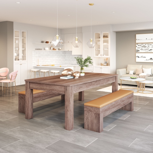 Banc de rangement Bonker, brun