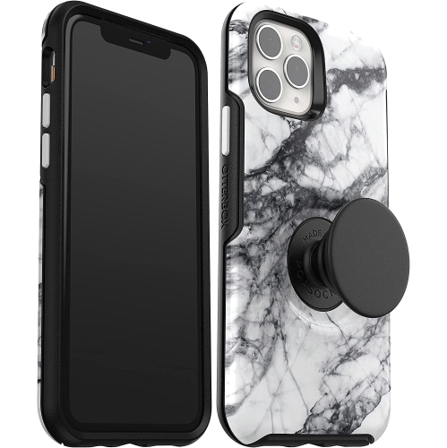 OtterBox + Pop Symmetry Series Case for Apple iPhone 11 - White Marble - Open Box