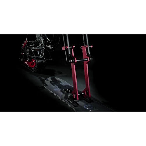 Envo Flex Foldable Electric Snow Bike (1500W Motor / Up to 15km Battery Range / 20km/h Top Speed) - Black