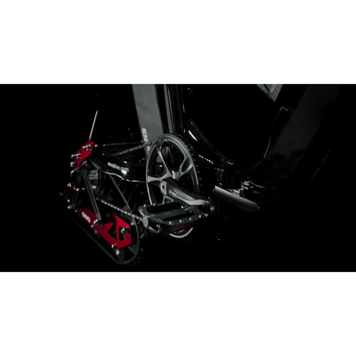 Envo Flex Foldable Electric Snow Bike (1500W Motor / Up to 15km Battery Range / 20km/h Top Speed) - Black
