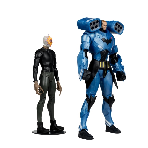 DC Multiverse 7 Inch Action Figure 2-Pack Exclusive - Rookie Batman End Game & Mr. Bloom Gold Label