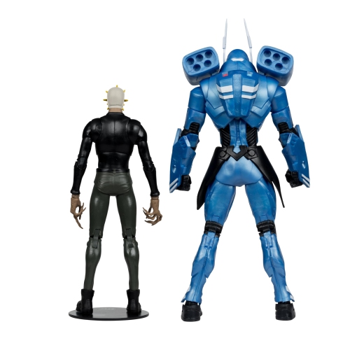 DC Multiverse 7 Inch Action Figure 2-Pack Exclusive - Rookie Batman End Game & Mr. Bloom Gold Label