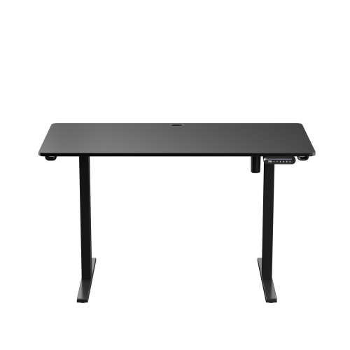 Huanuo 140 x 60cm Black Electric Height Adjustable Standing Desk. Perfect for a Computer Workstation Home & Office. Includes Free Shipping!