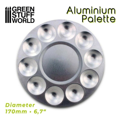 GREEN STUFF WORLD  Stuff World Aluminum Palette 10 Wells New