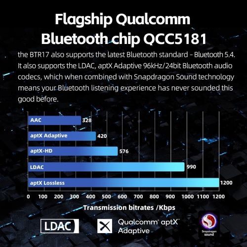 Convertisseur numérique-analogique Bluetooth portatif et amplificateur pour écouteurs BTR17 de FiiO – Bleu