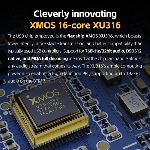 Convertisseur numérique-analogique Bluetooth portatif et amplificateur pour écouteurs BTR17 de FiiO – Bleu