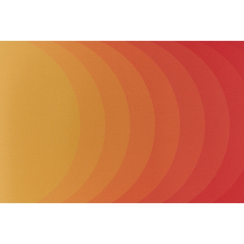 ONEofZERO Large Premium Desk Pad for Home, Office and Gaming, Anti-Slip Rubber Bottom Boundless and Sound Dampening, 40cm x 90cm (W), Solar Flare