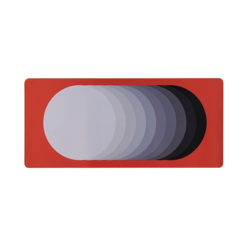 ONEofZERO Large Premium Desk Pad for Home, Office and Gaming, Anti-Slip Rubber Bottom Boundless and Sound Dampening, 40cm x 90cm (W), Monochrome