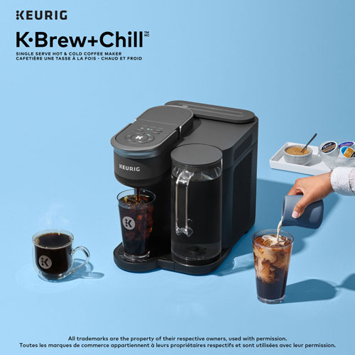 Cafetière pour une tasse K-Brew+Chill de Keurig - Noir