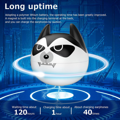 Kids Wireless Earbuds, Noise Reduction Earbuds for Kids Bluetooth 5.0 Waterproof in-Ear Headphones with Mic and Charging Case, Deep Bass Touch