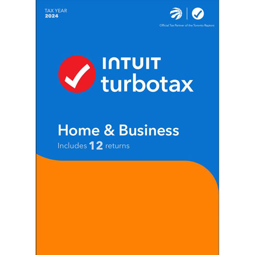 TurboTax Home & Business 2024 - 3 User - 12 Returns - English - Digital Download