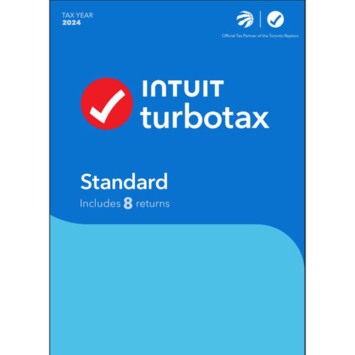 TurboTax Standard 2024 - 3 utilisateurs - 8 déclarations - Anglais - Téléchargement numérique