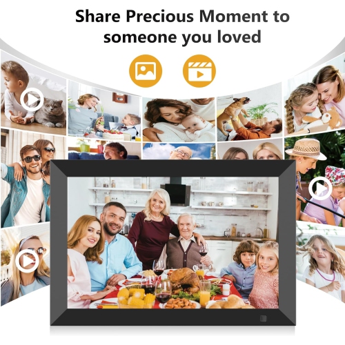 32GB Wi-Fi Digital Photo Frame,10.1 Inch Digital Picture Frame, HD IPS LCD Touchscreen, Motion Sensor, Auto-Rotate, Quick and Easy Share Photos or