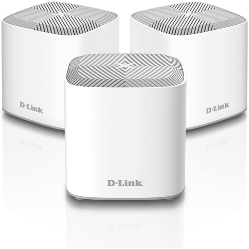 D-Link COVR AX1800 Whole Home Mesh Wi-Fi 6 System - Up to 6500 sq.ft. Coverage, Voice Control w/Amazon Alexa and Google Assistant