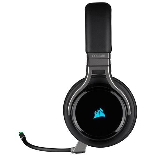 Refurbished - Corsair Virtuoso RGB Wireless Gaming Headset with Microphone - Carbon