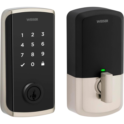 Weiser Halo Select Touchscreen Wi-Fi and Matter Enabled Smart Lock - Satin Nickel