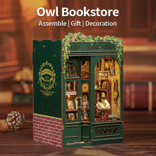 3D Wooden Puzzle Owl Bookstore - 88 Pcs