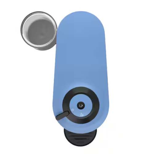 Machine à café et à espresso Vertuo Pop+ de Nespresso avec Aeroccino de De'Longhi, bleu Pacifique