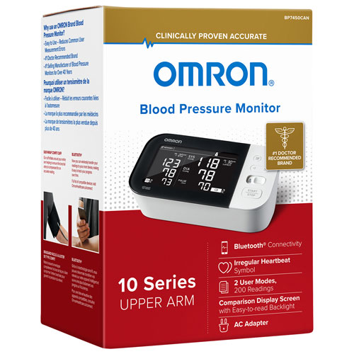 Omron 10 Series Arm Blood Pressure Monitor (BP7450CAN)