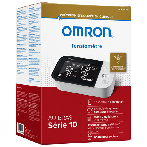 Omron 10 Series Arm Blood Pressure Monitor (BP7450CAN)