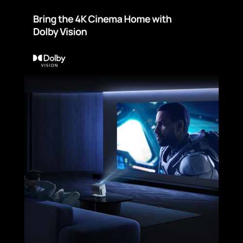 XGIMI HORIZON S Pro 4K UHD Home Theatre Projector for Movie/Gaming, SmartPhone,DLP, up to 200'' Screen Size, Projector Television w/Stand, Speaker,