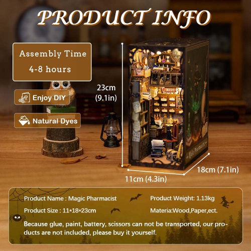 3D Wooden Puzzle Magic Pharmacist