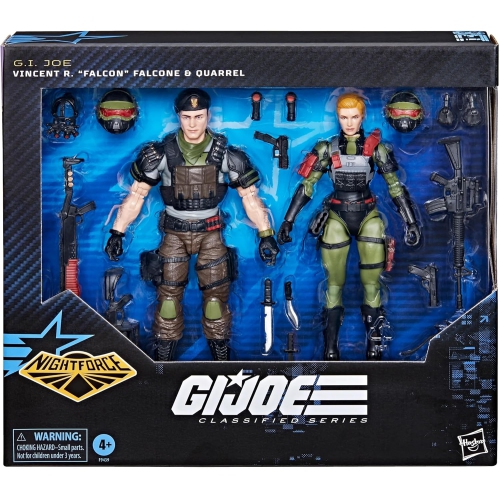 G.I. Joe Classified 6 Inch Action Figure Night Force 2-Pack - Vincent R. Falcon Falcone & Quarrel