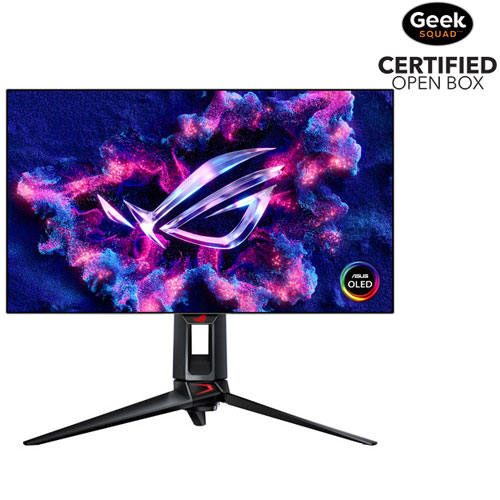 Open Box - ASUS ROG Swift 27" QHD 480Hz 0.03ms OLED LED Gaming Monitor