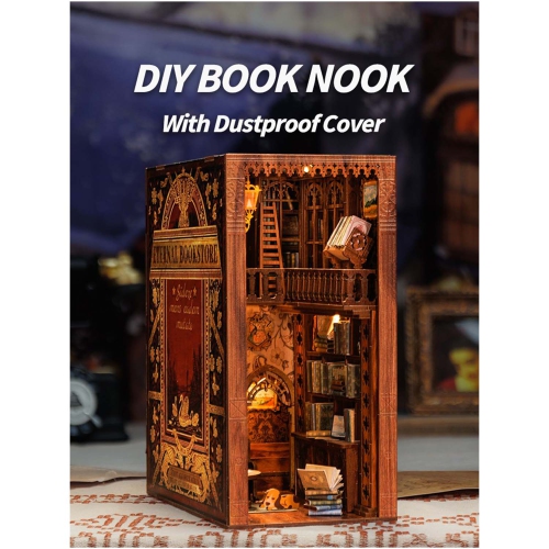3D Wooden Puzzle Eternal Bookstore