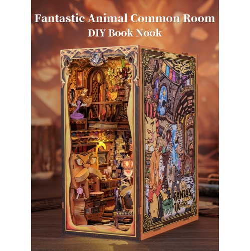 3D Wooden Puzzle Fantastic Animal Common Room - 307 Pcs