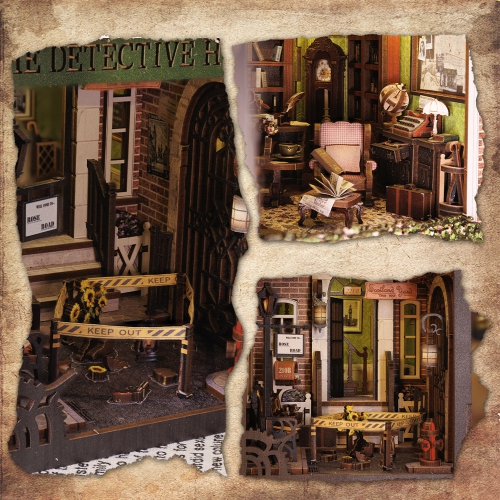 3D Wooden Puzzle Rose Detective Agency - 322 Pcs