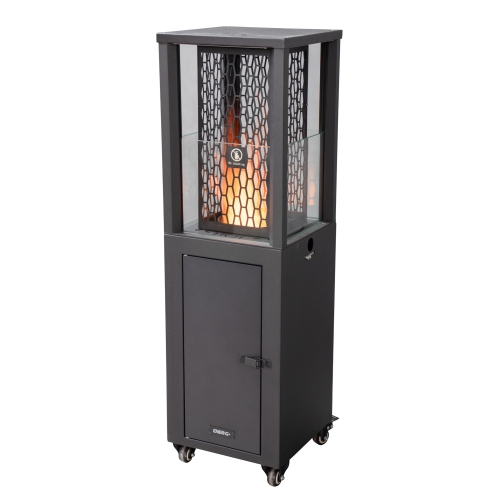 EnerG+ Outdoor Wood Pellet Patio Heater Standing.