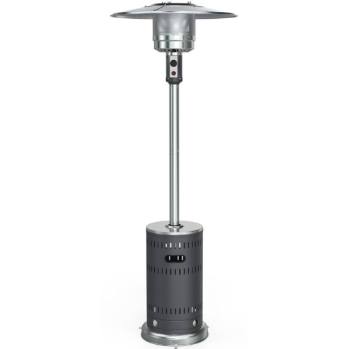 Radiateur de patio au propane en acier inoxydable de style champignon gris mat de Westinghouse