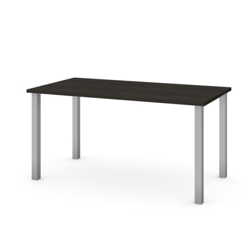 Bureau moderne de 59,3&nbsp;po de Bestar Universel, gris foncé