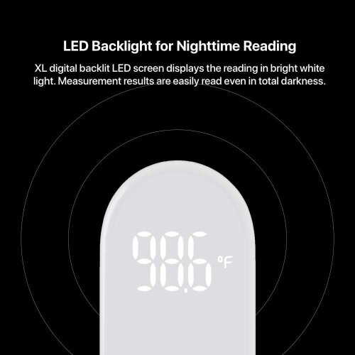 iHealth Non-Contact Infrared Forehead Thermometer - Digital Thermometer for Adults, Kids, and Babies with 3 Ultra-Sensitive Sensors