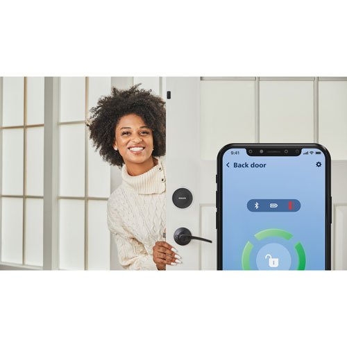 Serrure intelligente Wi-Fi rétrocompatible de série 3000 de Philips - Argenté