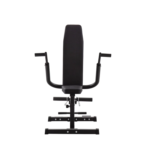 Gearforfit Seated Plate-Loaded Dip Machine - Tricep and Bicep Trainer