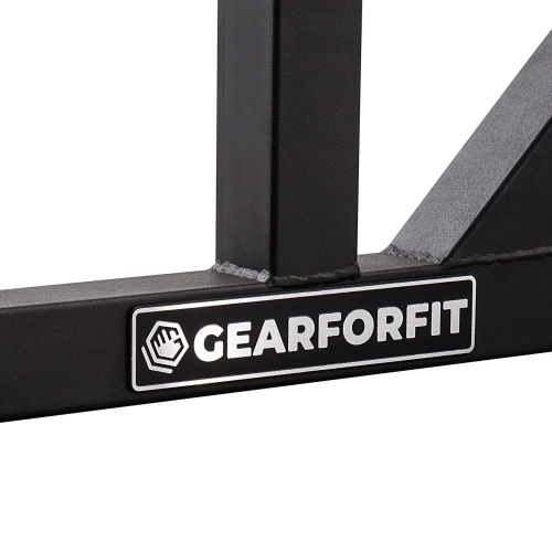 Gearforfit Seated Plate-Loaded Dip Machine - Tricep and Bicep Trainer