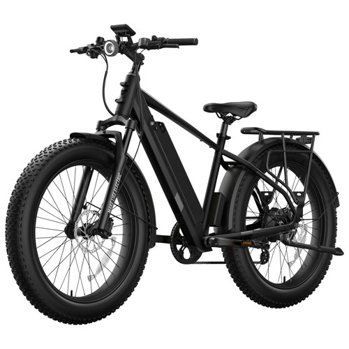 NIU BQi 300 Fat Tire Electric Mountain Bike - Matte Black