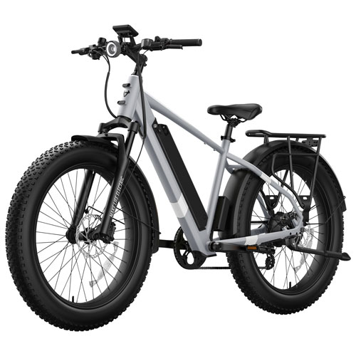 NIU BQi 300 Fat Tire Electric Mountain Bike - Matte Grey