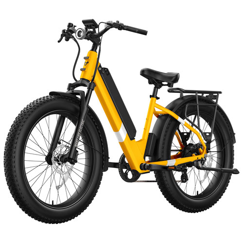 NIU BQi 300 Fat Tire Electric Mountain Bike - Yellow