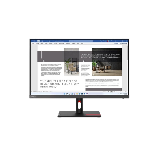 Lenovo ThinkVision S27i-30 27" FHD 100Hz 6ms GTG IPS LED Monitor - Raven Black -