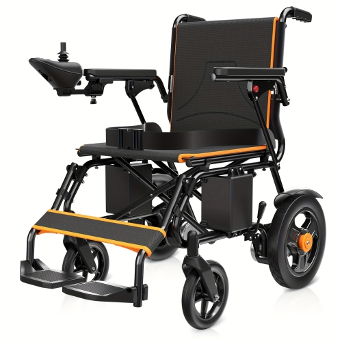 CoolHut – Fauteuil roulant électrique à très longue portée, léger et pliable pour faciliter le transport, pour les adultes et les personnes âgées, po