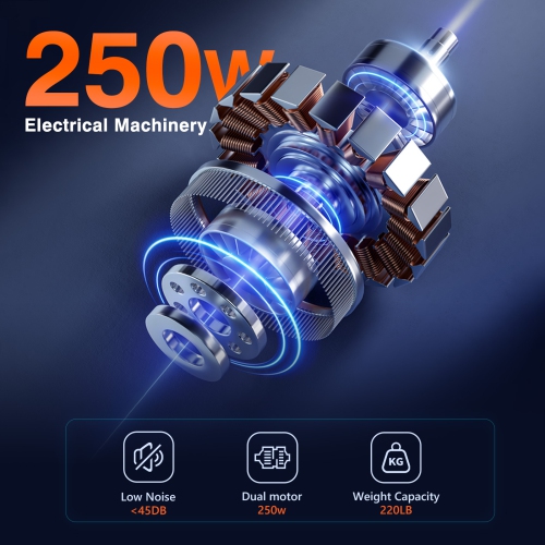 CoolHut – Fauteuil roulant électrique à très longue portée, léger et pliable pour faciliter le transport, pour les adultes et les personnes âgées,