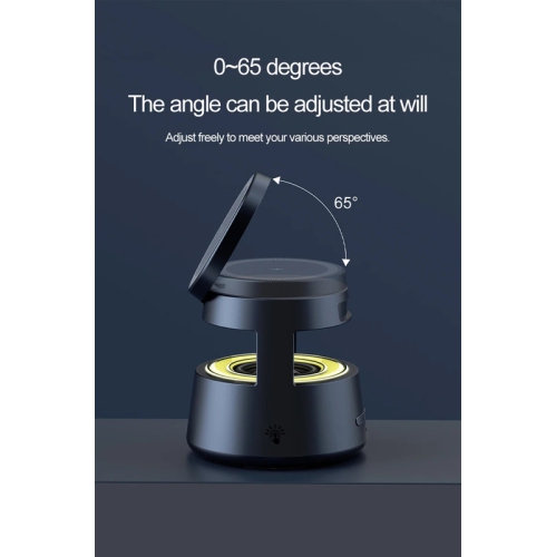 Mushroom Light Magnetic 5-in-1 Wireless Charging Stand Ambient Light Bluetooth Stereo for Apple Magsafe iPhone16pro 1514 13 Watch Ultra2 S9 AirPods