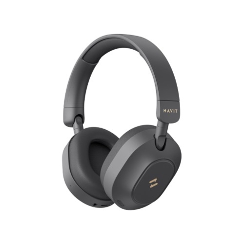 HAVIT H668BT Active Noise Cancelling Stereo Sound Bluetooth V5.4 Wireless Headset, Lightweight Foldable with Mic