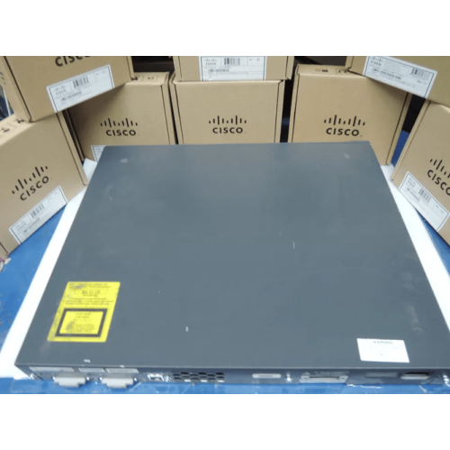 Refurbished good Cisco WS-C3750G-24TS-S with power cord & rack mount kit