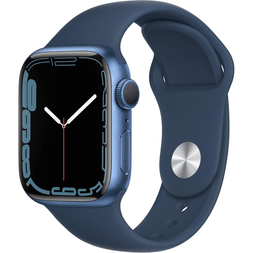 Refurbished Apple Watch Series 7 41mm Gps Aluminum Blue + Abyss Blue Sport Band