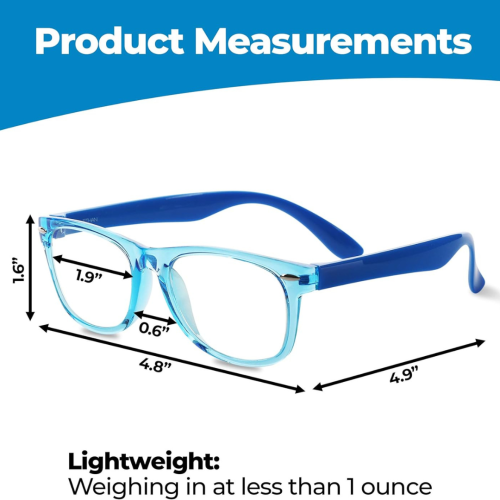 Ava & Ethan Blue Light Glasses for Kids, Blue Light Blocking for Computer/Gaming